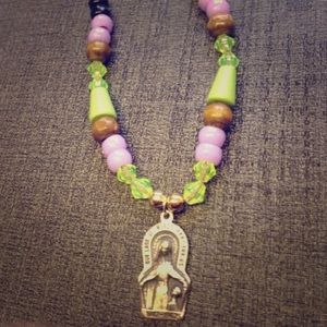 Lady of Mercy Beaded Necklace